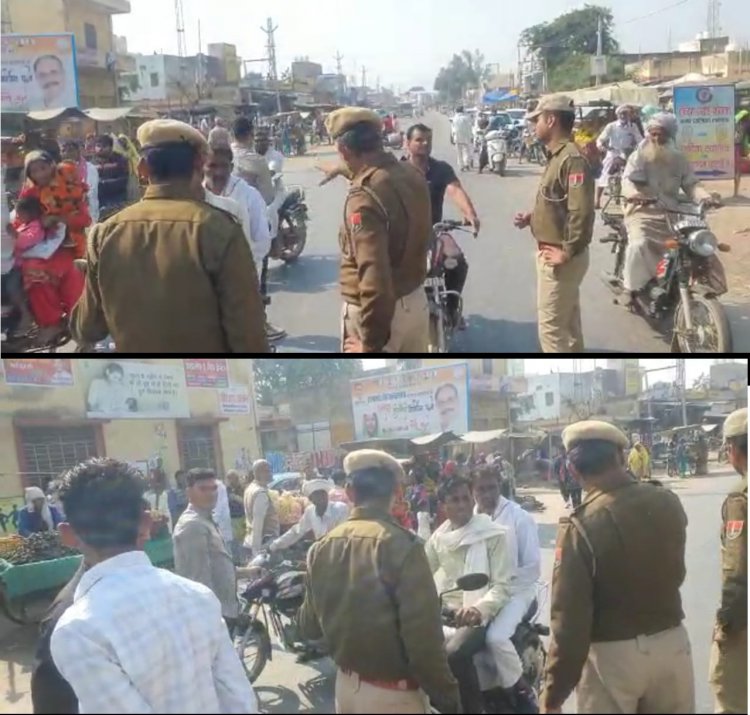 सड़क सुरक्षा अभियान के तहत रामगढ़ बस स्टैंड पर पुलिस ने की वाहन चेकिंग: हेलमेट सीट बेल्ट पहनने के बारे में लोगों से की अपील