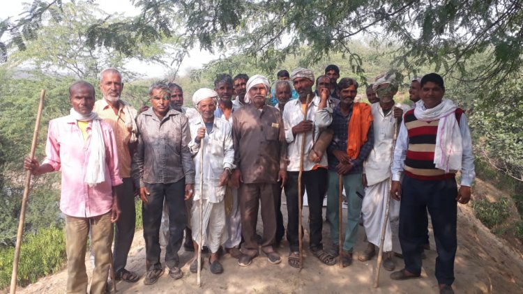 वन विभाग द्वारा राजगढ रेन्ज क्षेत्र में अवैध कटान को रोकने के लिए किया मीटिंग का आयोजन