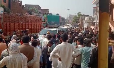 भुसावर में वैर विधायक भजन लाल जाटव और SDM की गाड़ी को रोका ,समस्या समाधन की रखी मांग