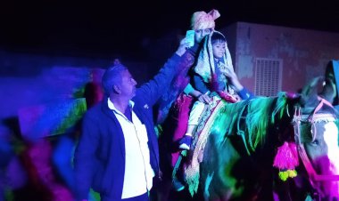 गोलाकाबास मे दलित बेटियों को घोड़ी पर बिठाकर निकाली बिन्दोरी: सभी समाज ने की प्रशंसा