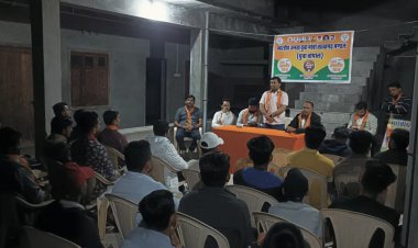 तखतगढ़ में भाजपा की युवा चौपाल का हुआ आयोजन