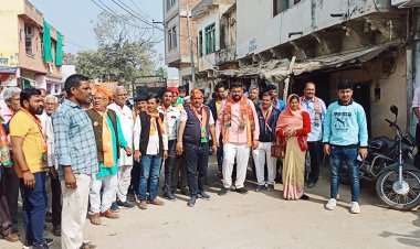 भाजपा कार्यकर्ताओं ने निकाली जन आक्रोश रैली