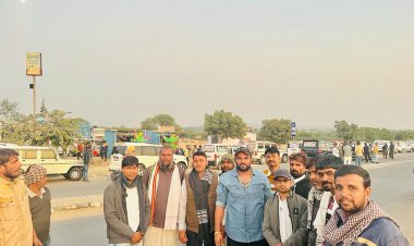 जहाजपुर कांग्रेस के सैकड़ों कार्यकर्ता भारत जोड़ो यात्रा के लिए हुए रवाना