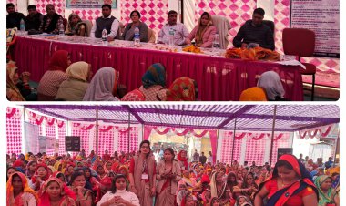 ग्राम बहतुकला में नारी चौपाल कार्यक्रम सैकड़ों महिलाओं ने लिया भाग