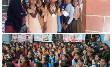 शिक्षा विभाग एवं इनाया फाउंडेशन के द्वारा स्पर्श  गुड़-टच-बैड-टच  व चुप्पी तोडो की दी गई जानकारी