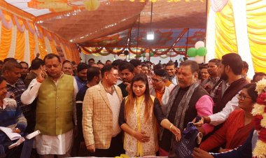 बदायूँ में मुख्यमंत्री सामूहिक विवाह समारोह का हुआ आयोजन