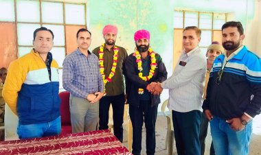 भाटी ने ग्राम पंचायत बलुपुरा में संभाला कार्यभार