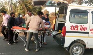 बानसूर में दांतली पहाड़ी में हुआ सड़क हादसा, एक महिला हुई घायल