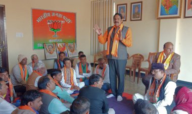 बानसूर में भाजपा कार्यकर्ताओं की बैठक हुई आयोजित