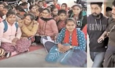 शराब के नशे में कॉलेज पहुंचे प्रिंसिपल विद्यार्थियों ने धक्कामार निकाला कॉलेज के बाहर