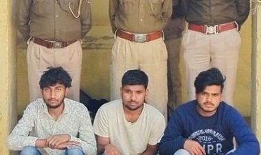 भरतपुर पुलिस ने हत्या के प्रयास के मामले में त्वरित कार्रवाई कर तीन आरोपियों को किया गिरफ्तार