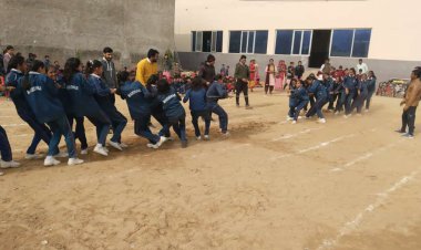 मरूधर विद्यालय में खेल कूद प्रतियोगिता का हुआ आयोजन