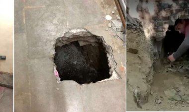 8 फीट लंबी सुरंग खोद SBI बैंक से एक करोड़ का सोना ले उडे चोर