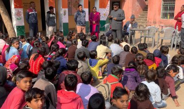 प्रधान नसरू खान ने किया रामगढ़ क्षेत्र के विद्यालयो का निरीक्षण