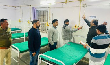 बानसूर एसडीएम ने किया उपजिला अस्पताल का निरीक्षण