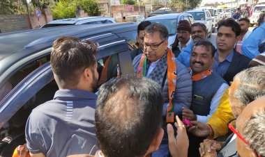 उदयपुरवाटी में शाकंभरी गेट पर भाजपा प्रदेश अध्यक्ष डॉ सतीश पूनिया का किया जोरदार स्वागत