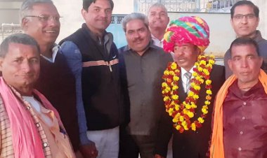 माली ने सेवानिवृत्ति पर लिया समाज सेवा का संकल्प: महासभा ने किया सम्मान