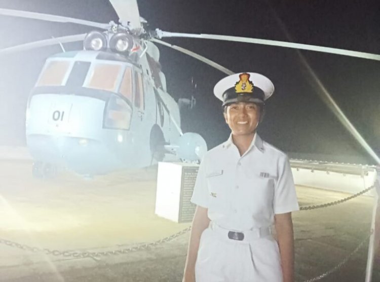 उदयपुर की बेटी भारतीय नौ सेना में बनी लेफ्टिनेंट