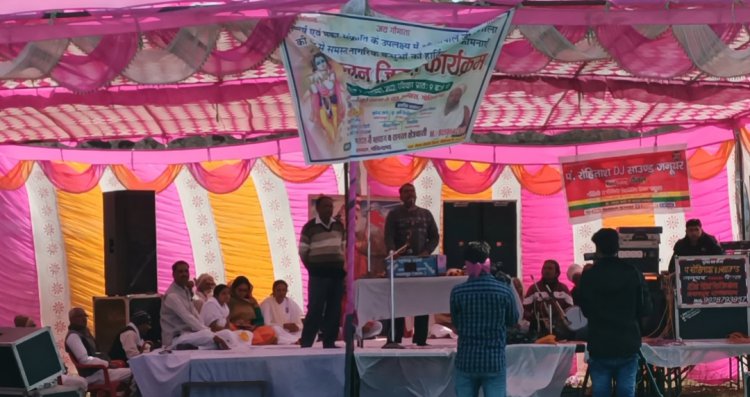 गोविंदगढ़ कस्बे में भजन जिकड़ी कार्यक्रम का हुआ आयोजन