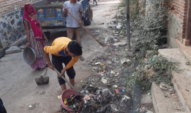 मकर संक्रांति व गणतंत्र दिवस से पूर्व दुजाना गांव में चलाया गया विशेष सफाई अभियान