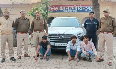 गोविन्दगढ़ पुलिस ने साइबर ठगी के पैसे निकालने वाली गैंग के ठगों को दबोचा: 2-3 साल में निकाल चुके 11 करोड़ की राशि