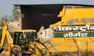 पीडब्ल्यूडी विभाग की बड़ी कार्यवाही: स्थाई अतिक्रमणों को किया ध्वस्त