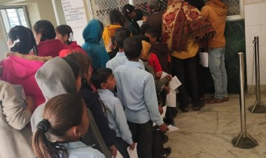 आरबीएसके रेफरल चिकित्सा शिविर मे 119 स्कूली बच्चों का किया ईलाज