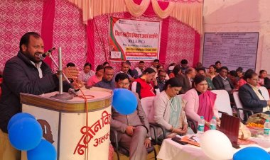 जिला स्तरीय इंस्पायर अवार्ड प्रदर्शनी का नवीन स्कूल में हुआ शुभारंभ