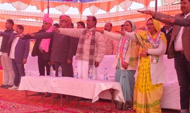 रामगढ़ मे धूमधाम से मनाया 74 वा गणतंत्र दिवस: भामाशाहो का किया सम्मान