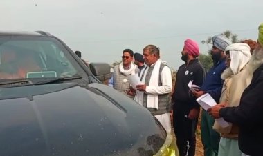 ईआरसीपी योजना को लागू कराने की मांग को लेकर प्रधानमंत्री के नाम सांसद बालक नाथ को ज्ञापन सौंपा