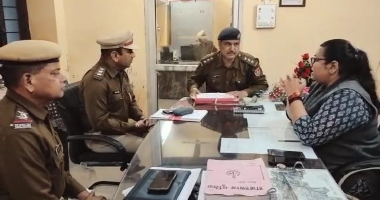 जिला पुलिस अधीक्षक ने बानसूर डीएसपी कार्यालय का किया निरीक्षण