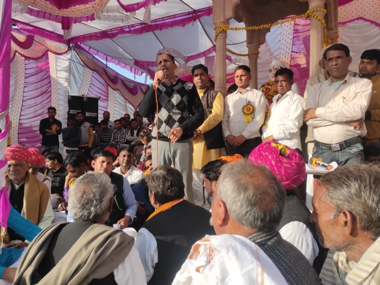 ईस्टर्न राजस्थान कैनाल प्रोजेक्ट पर हमारा का हक- भजनलाल जाटव