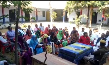 वैर थाना परिसर में सीएलजी सदस्यों की  बैठक का हुआ आयोजन