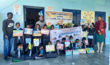 राजकीय प्राथमिक विद्यालय धामणियां में खुला अंत्योदय खिलौना बैंक: खेल खेल में बच्चे करेंगे ज्ञानार्जन