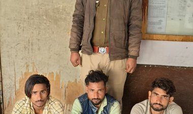 पुलिस की त्वरित कार्यवाही से चोरी की ईको गाडी सहित 3 आरोपी गिरफ्तार