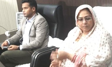 घाटमीाका की घटना पर  राज्य मंत्री जाहिदा व जिला कलेक्टर की मिडिया से वार्ता