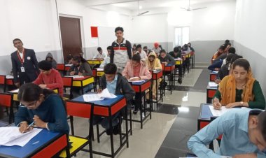 विजन टैलेंट हंट के फर्स्ट फेज एग्जाम हुए आयोजित