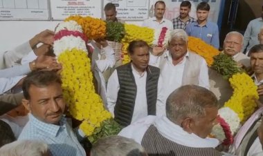 बाम्बोली को उपतहसील बनाए जाने पर मेवात विकास बोर्ड अध्यक्ष जुबेर खान का किया स्वागत