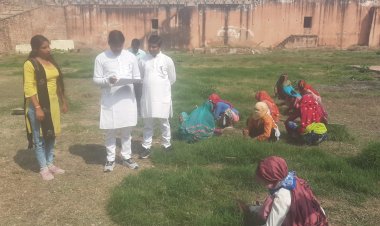 नगरपालिका अध्यक्ष विष्णु महावर ने किया नरेगा कार्यो का औचक निरीक्षण