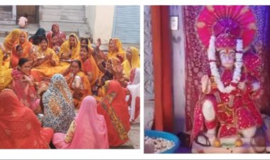 फागोत्सव के तहत भजनों की प्रस्तुति देकर लगाया भोग