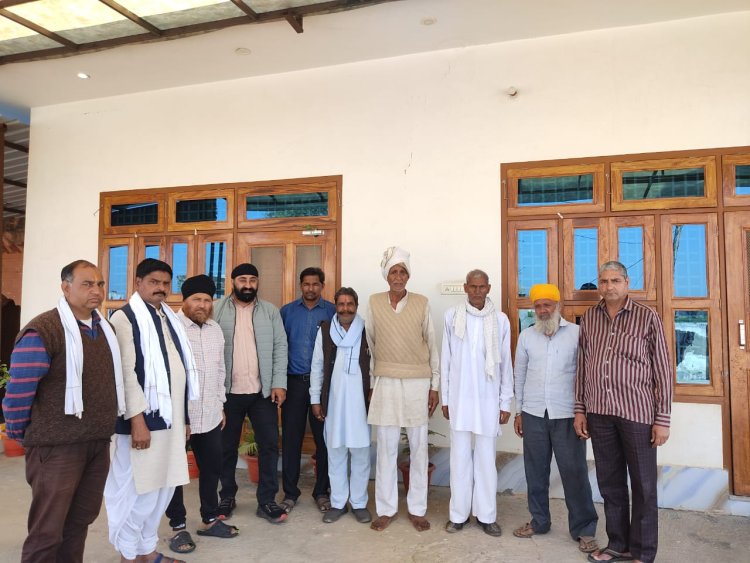 मुबारिकपुर निवासी ने ब्राह्मण समाज को शमशान के लिए भूमि की दान