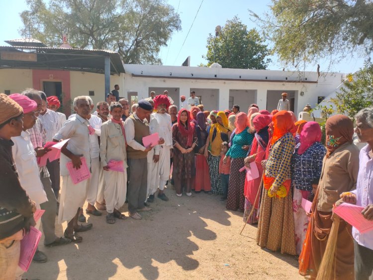 हाथ से हाथ जोड़ों अभियान के तहत सिंदरू में ग्रामवासियों से मुलाकात की