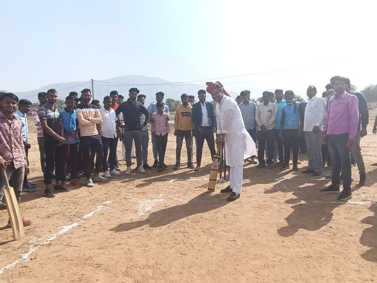 बागोरा में श्री देवनारायण क्रिकेट प्रतियोगिता का शानदार आगाज