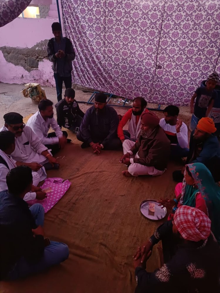 अंजुमन शिक्षा समिति ने जरुरतमंद परिवार की बेटी की शादी में भरा भात