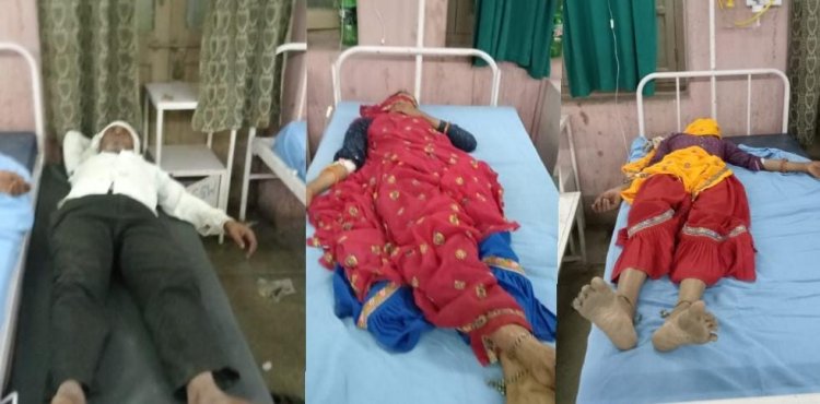 तिगरिया में पुरानी रंजिश में आठ जने हुए घायल