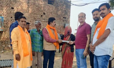 न्याय मंच और हिन्दू धर्मार्थ फंड ने गौरक्षकों के परिवारों को दी एक एक लाख रुपए की आर्थिक सहायता