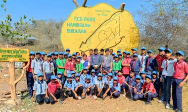 स्काउट गाइड बालकों ने किया प्रकृति का अध्ययन