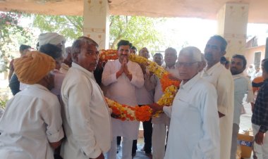 जहाज गांव में क्षेत्र के युवा नेता एडवोकेट संदीप सैनी का जोरदार नागरिक अभिनंदन