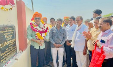 विधायक ओम प्रकाश हुडला ने किया कृषि उपज मंडी व अंबेडकर भवन का शिलान्यास