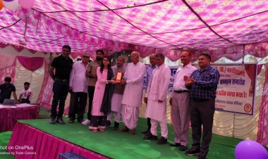 सात दिवसीय राष्ट्रीय सेवा योजना शिविर का समापन एवं वार्षिक उत्सव मनाया